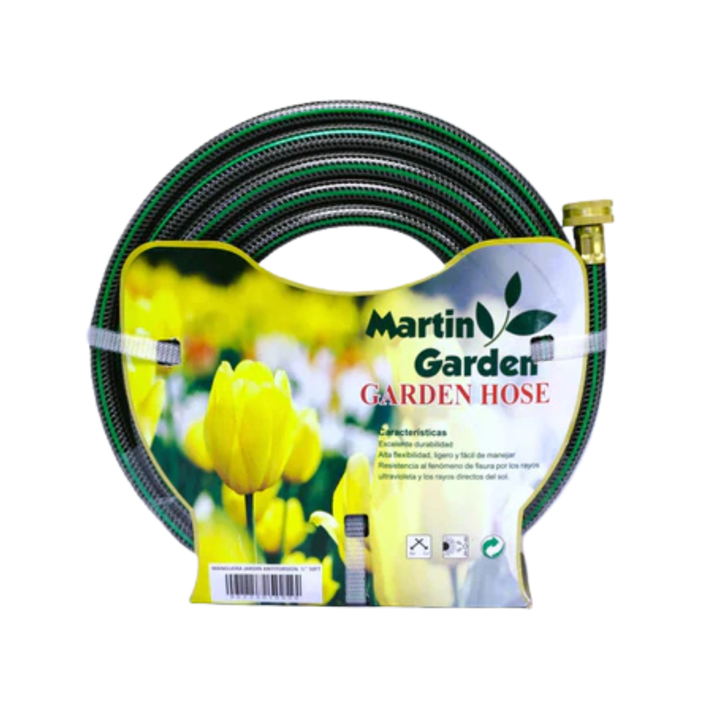 Manguera Martin Garden 1/2" x 100' negro/verde