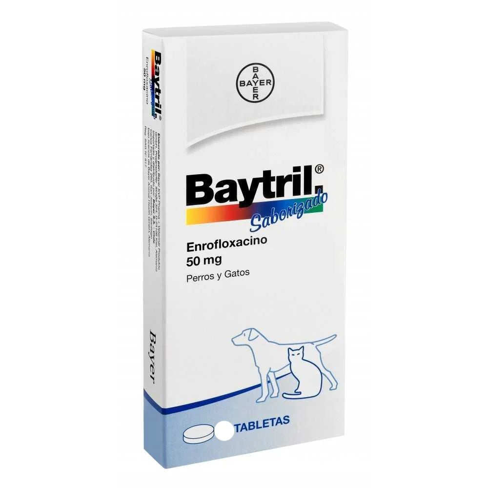 Baytril 50 Mg 30 Tabletas