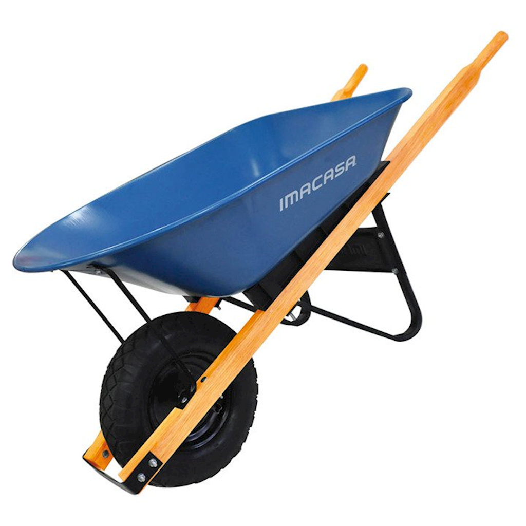Carretilla Metal Mango de Madera 5.5 Imacasa