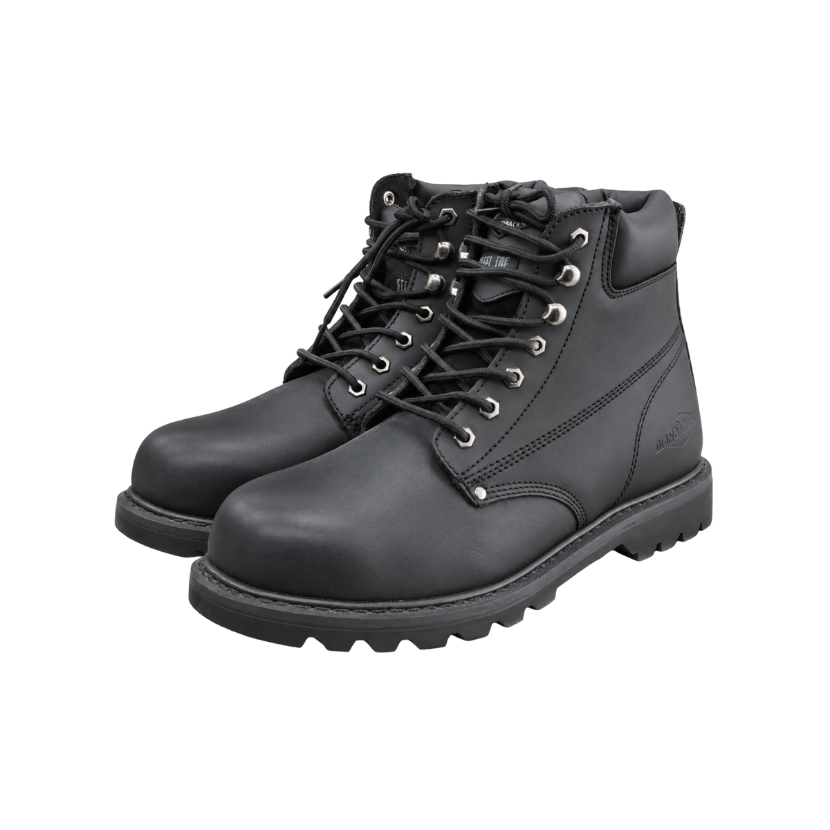 Bota Cuero Negro Talla 11