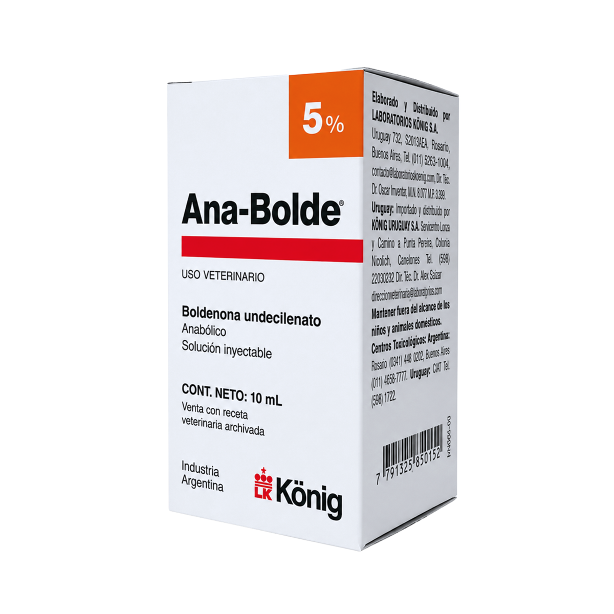Ana-Bolde Inyectable 10 Ml