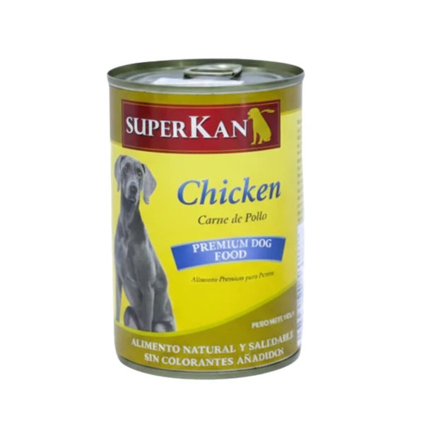 Alimento en Lata Super Kan Sabor a Pollo 400 Gramos