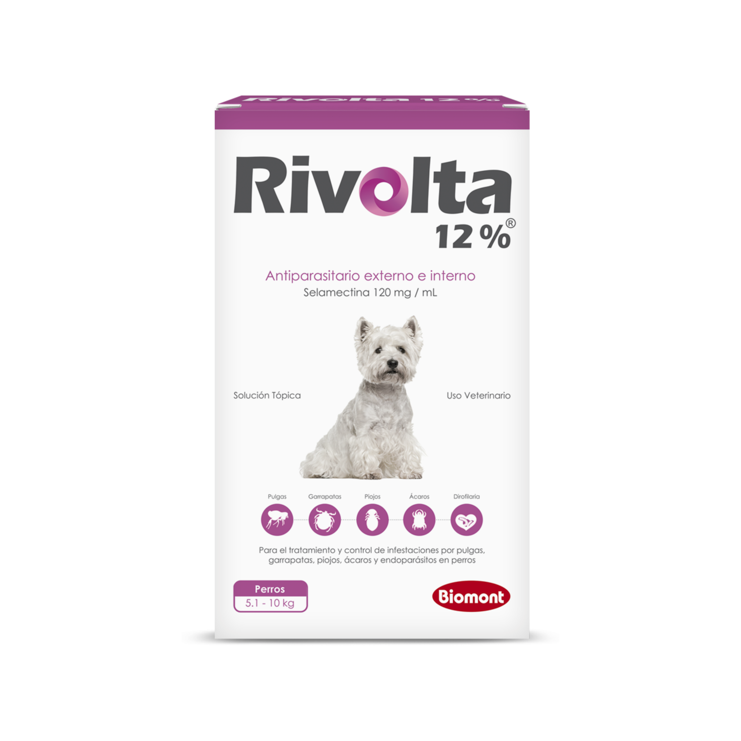 Rivolta 12 % x 0.5 ML / Pipeta Perros