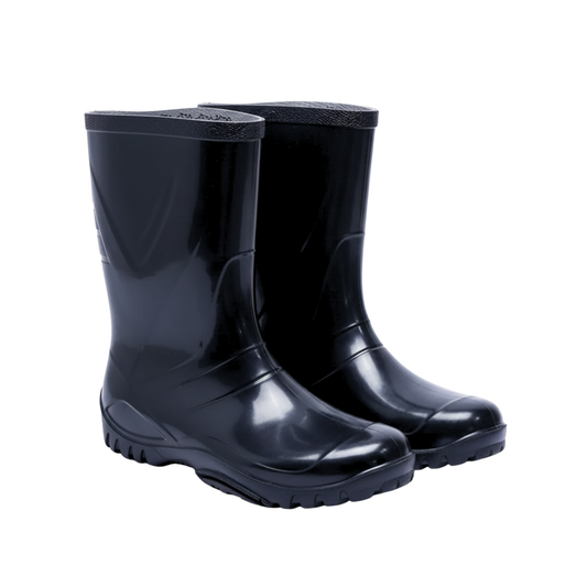 Bota PVC negra #34