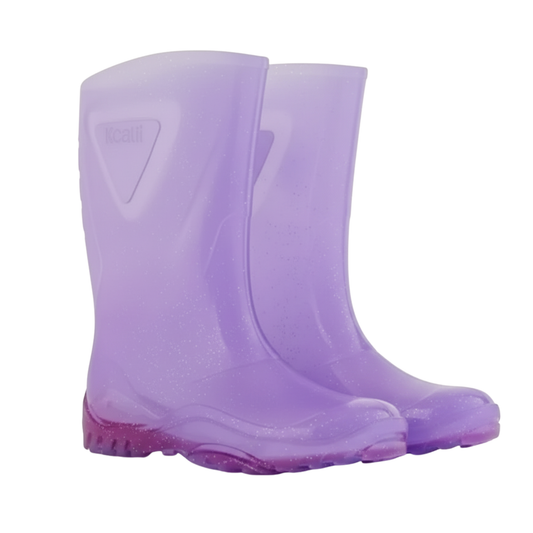 Bota PVC lila cristal #35