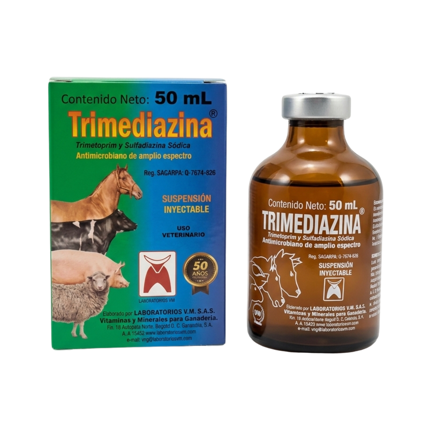 Trimediazina Inyectable - 50 ML