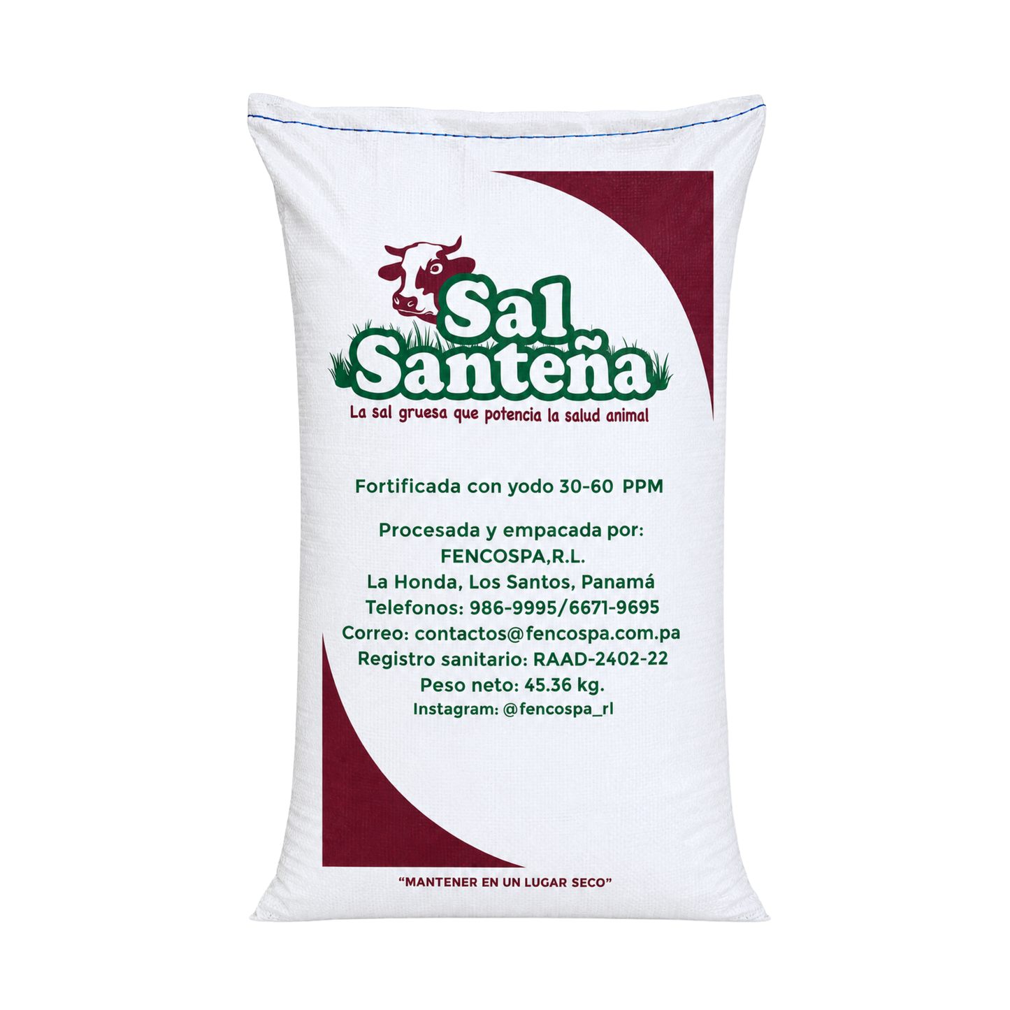 Sal Ganadera Cruda 90% 100 Lbs