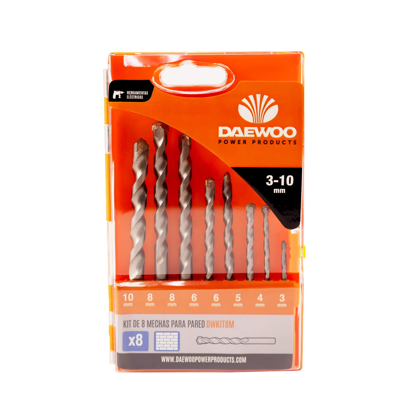 Set Broca 8PZS Concreto Daewoo