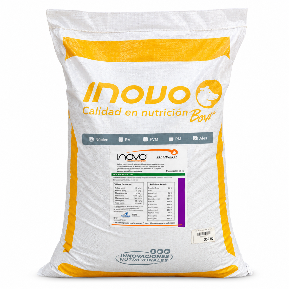 Sal inovo con biotina 18% 20Kg