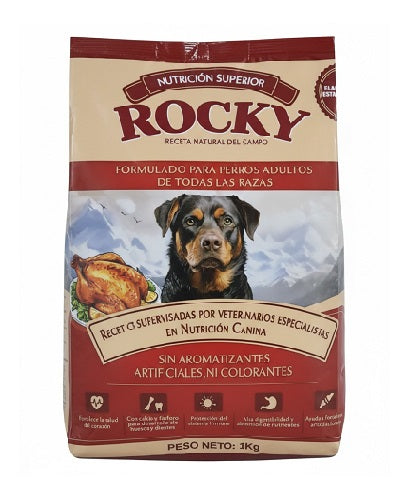 Alimento Rocky Adultos 1 Kg