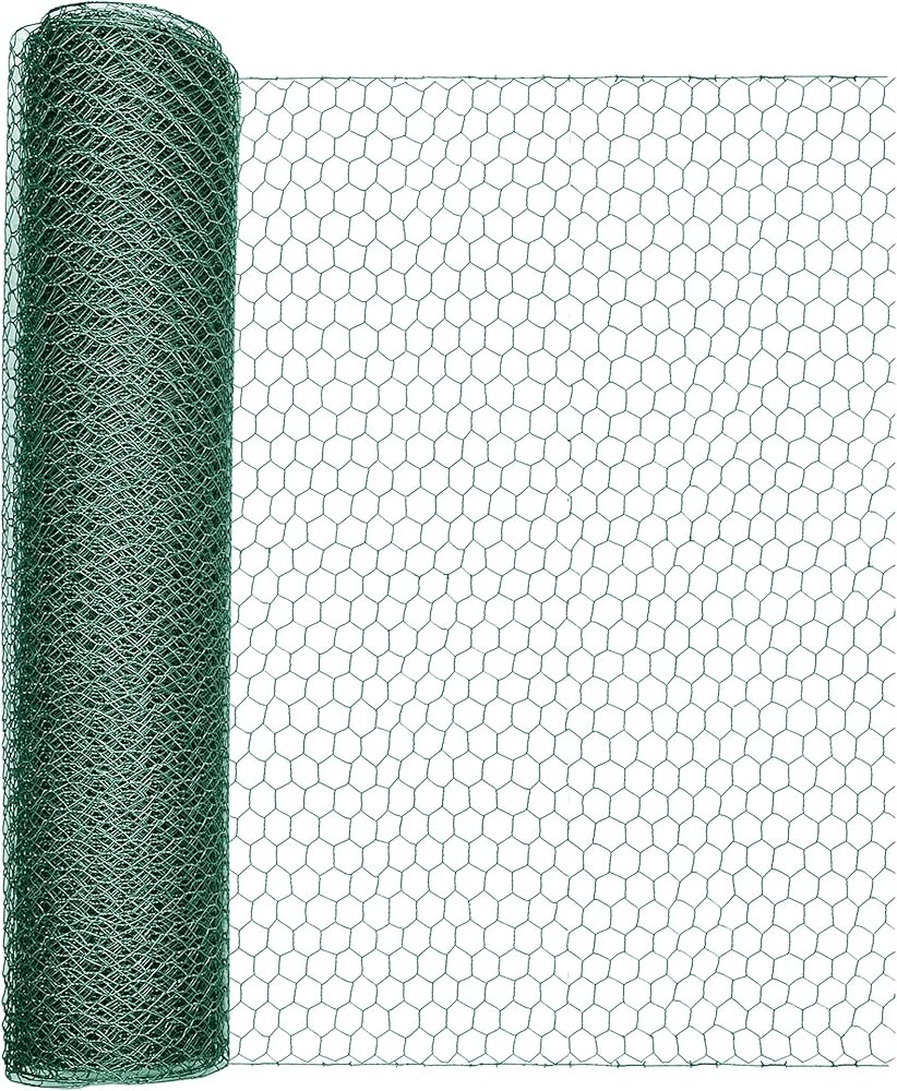 Malla Hexagonal Revestida 1X6X150' C.16