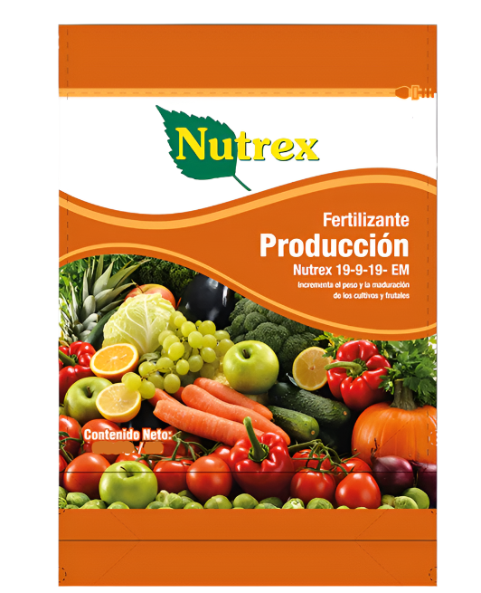 Abono Nutrex 19-9-19-Em Fqx 45 Kg