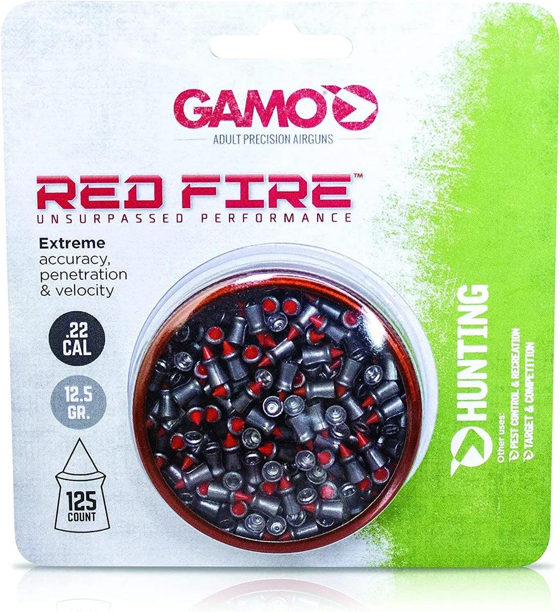 Red Fire Pellets Calibre.22 125 unidades