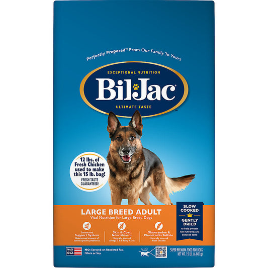 Alimento Seco Para Perros BilJac Adultos Raza Grande