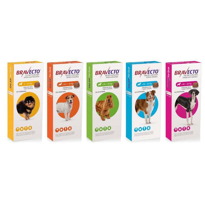 Desparasitante Externo Bravecto para Perro