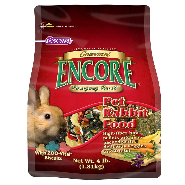 Alimento Browns Encore Gourmet Conejos 4Lb