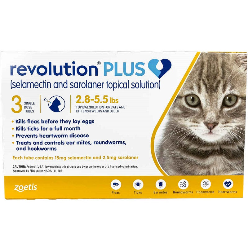 Desparasitantes Externo Para Gatos Revolution Plus Pipetas
