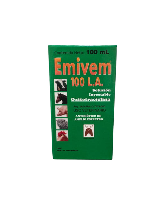 Emiven 100 L.A. Sol. Inyectable 100 ML