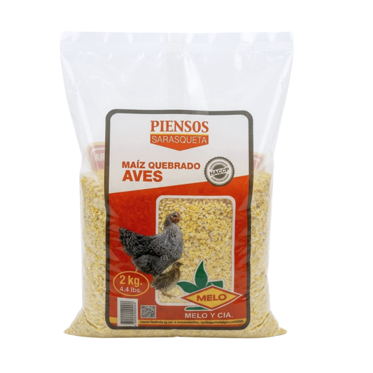 Maiz Quebrado para aves 2 Kg