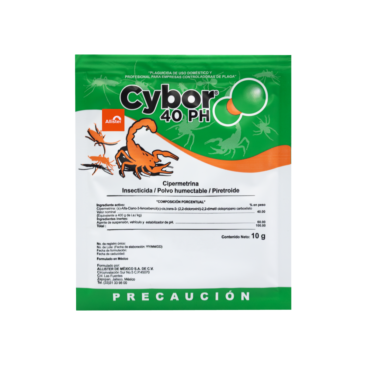 Insecticida Cybor 40 Ph 10 gramos – MELO Agropecuario