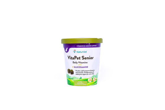 Vitaminas Masticable NaturVet para Perro Senior 60 unidades