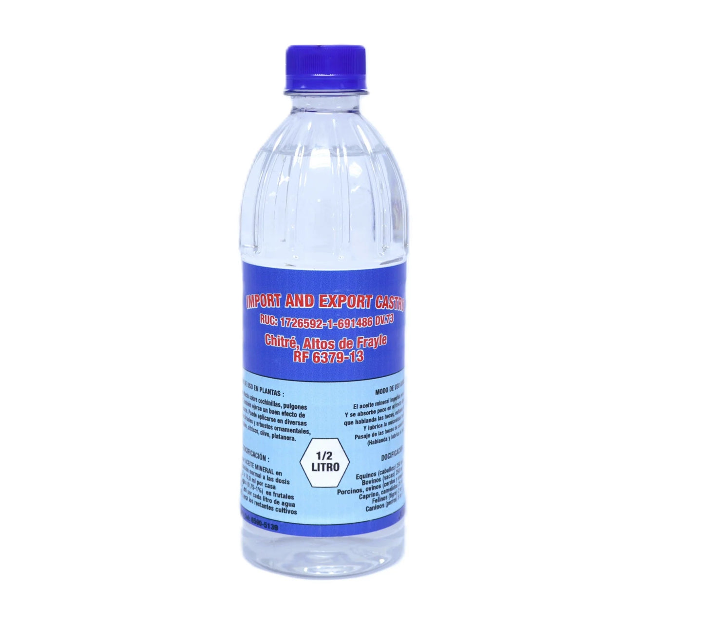 Aceite Mineral 1/2 litro