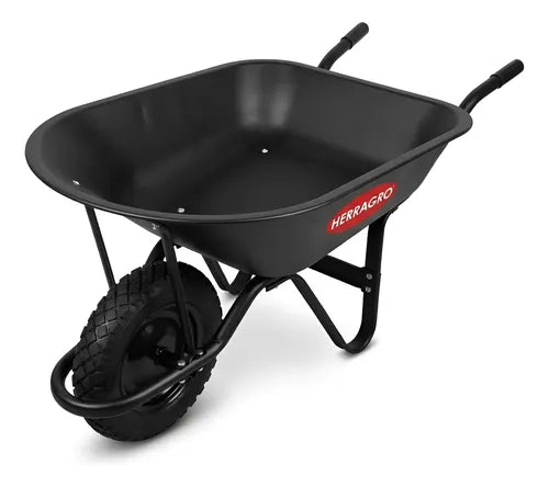 Carretilla de metal Herragro con mango metálico 4.5 Ft3
