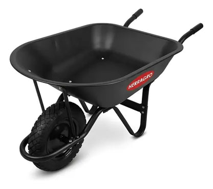 Carretilla de metal Herragro con mango metálico 4.5 Ft3