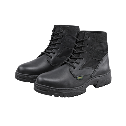 Bota De Cuero Negra Para Selva Talla 9