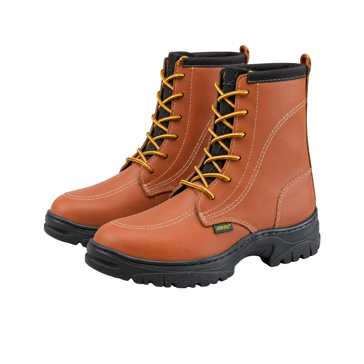 Bota Industrial De Seguridad De Cuero Talla 6