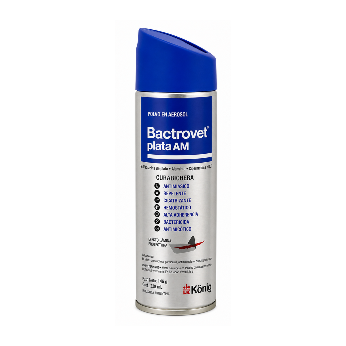 Bactrovet Plata Aerosol 146g