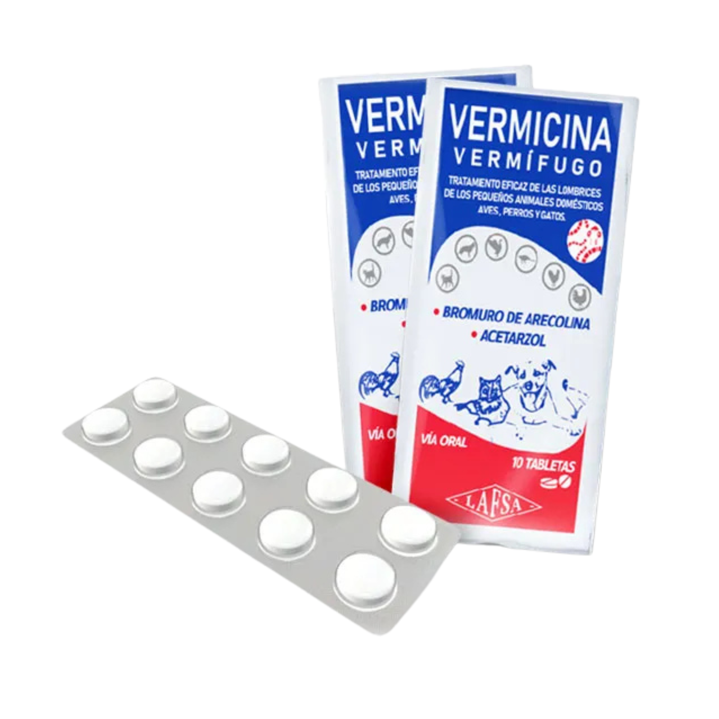 Vermicina Vermífugo Sobre x 10 tabletas