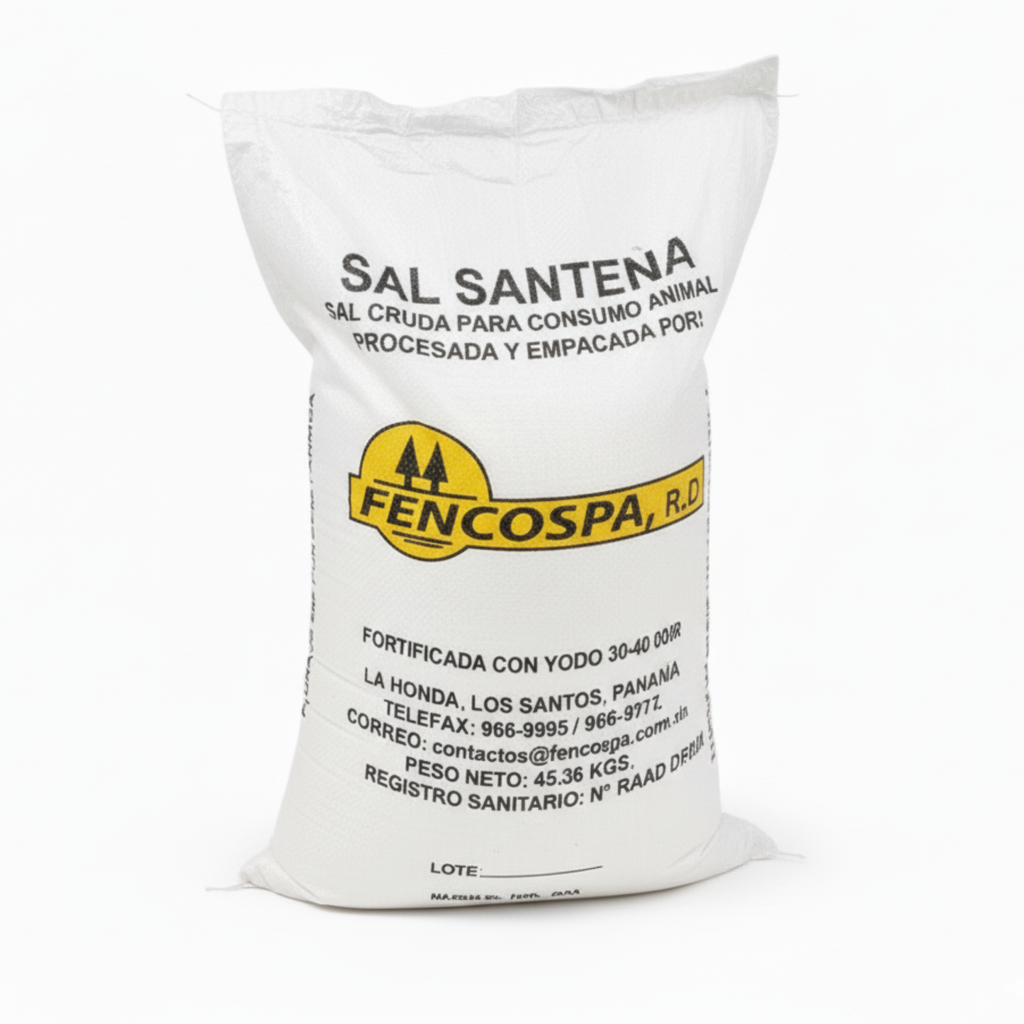 Sal Ganadera Cruda 90% 100 Lbs