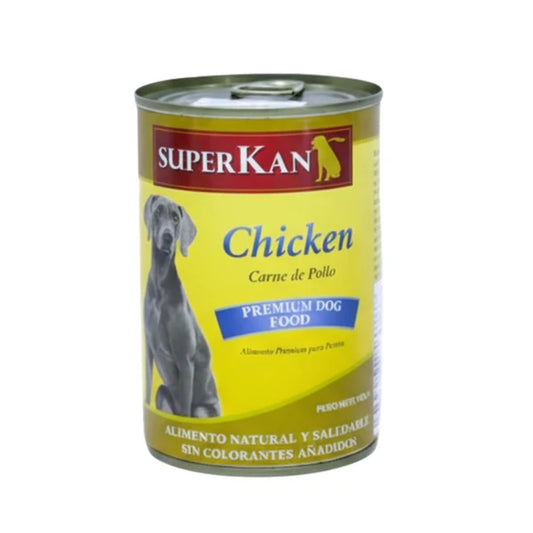 Alimento en Lata Super Kan Sabor a Pollo 400 Gramos