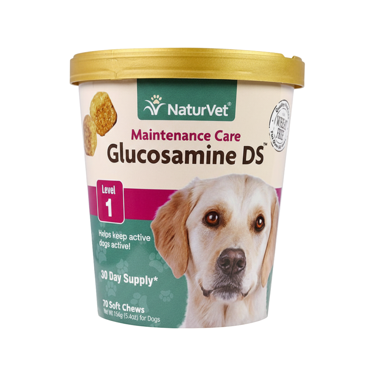 Vitaminas NaturVet Glucosamina Masticable Nivel 1