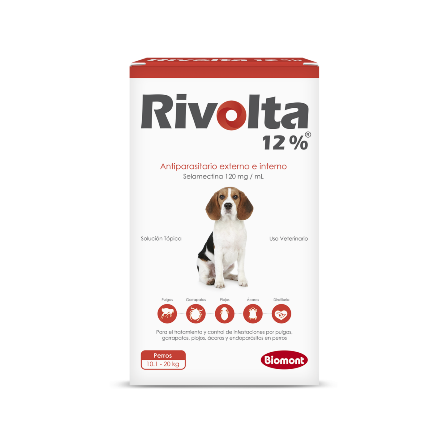 Rivolta 12 % x 1.0 ML / Pipeta Perros