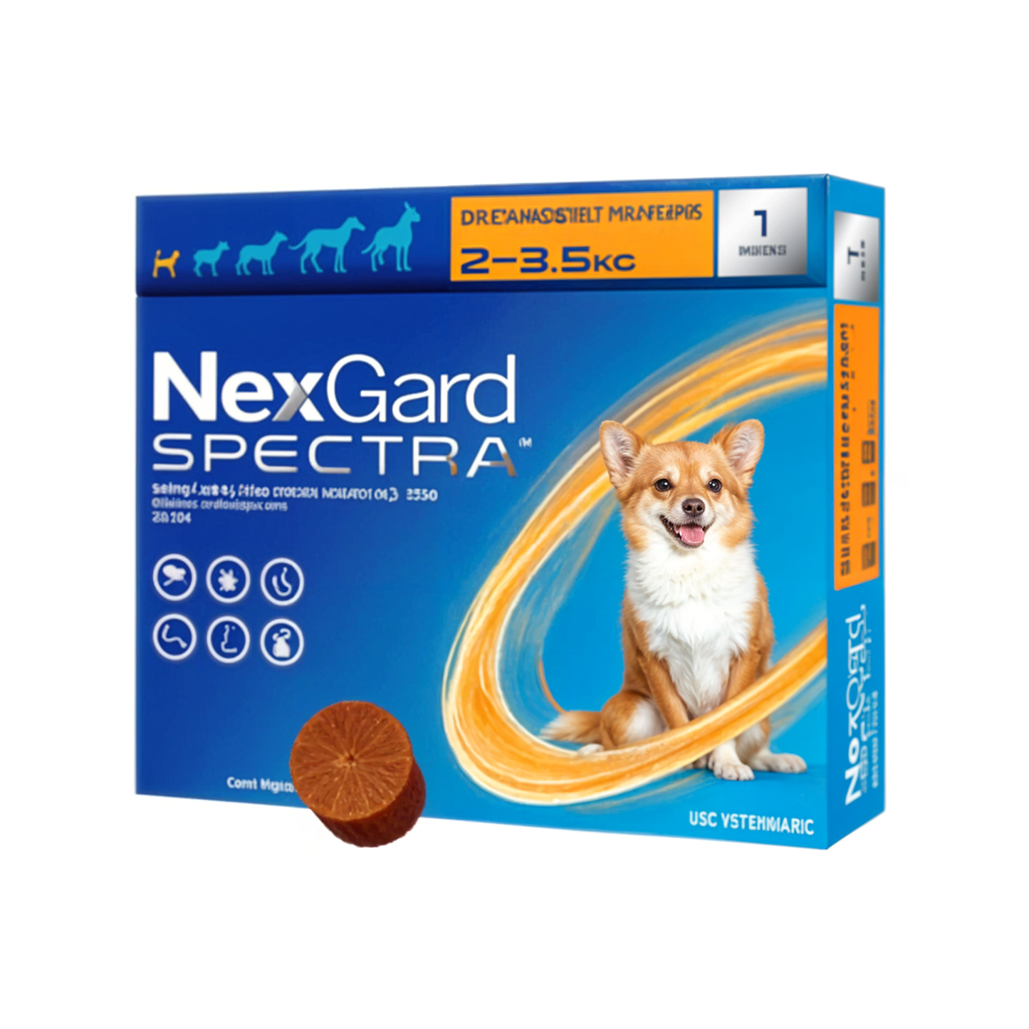Desparasitante Interno y Externo para Perro Nexgard Spectra