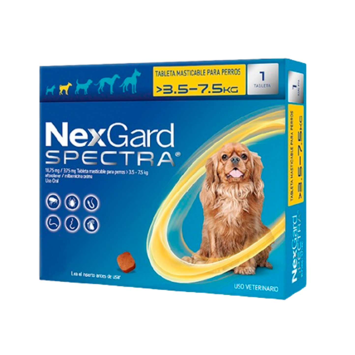 Desparasitante Interno y Externo para Perro Nexgard Spectra
