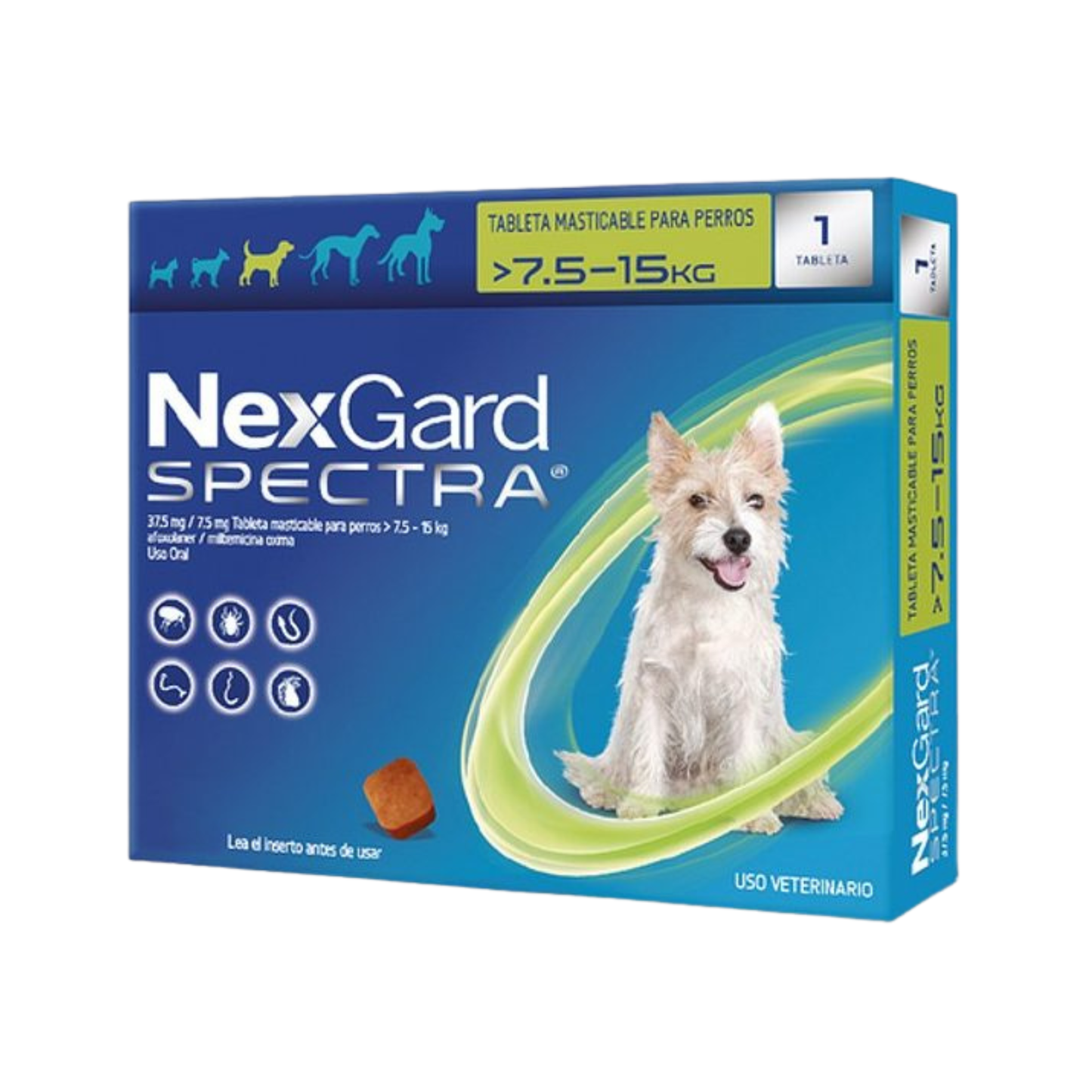 Desparasitante Interno y Externo para Perro Nexgard Spectra