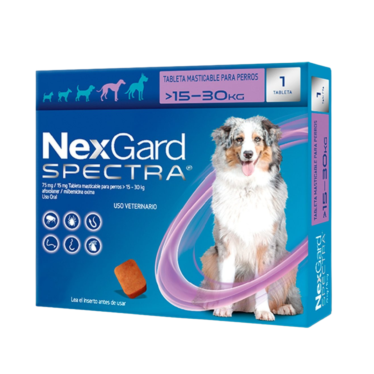 Desparasitante Interno y Externo para Perro Nexgard Spectra