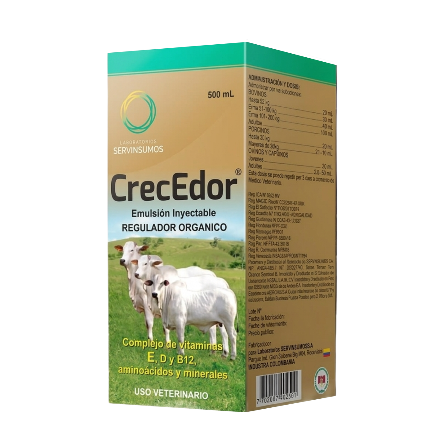 Crecedor Inyectable 100 ML