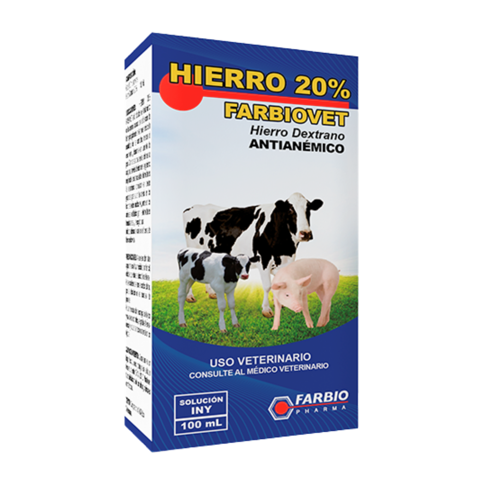 Hierro Inyectable 100 ML – MELO Agropecuario