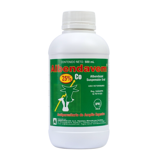 Albendavem 25% + Co 500 ML