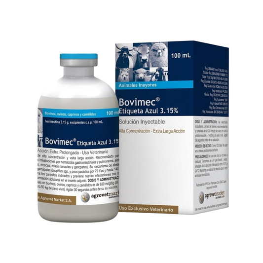 Bovimec Azul 3.15 % X 100 Ml