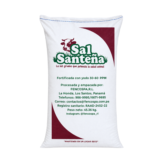 Sal Ganadera Cruda 90% 100 Lbs