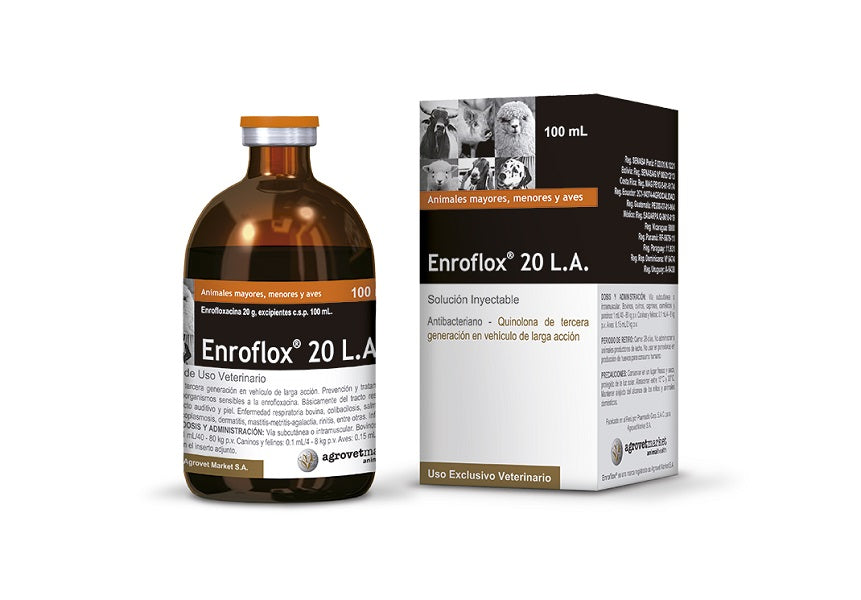 Enroflox 20 La X 100 Ml