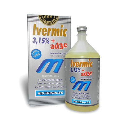 Ivermic 3.15% + Ad3E 500 Ml