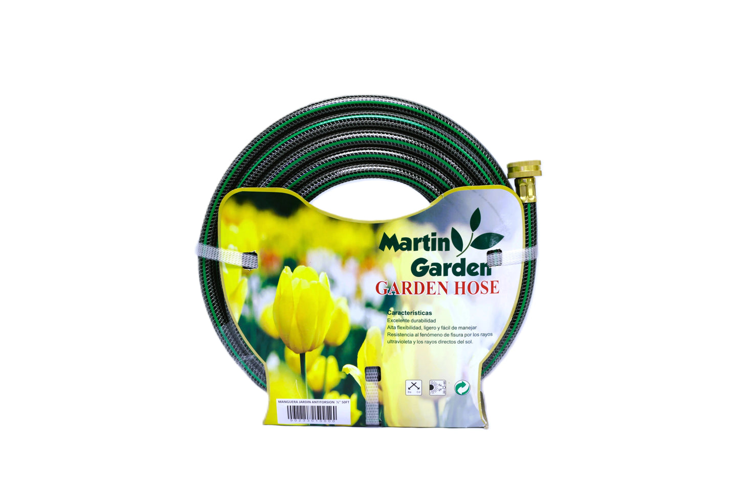 Manguera Martin Garden 1/2" x 50' negro/verde