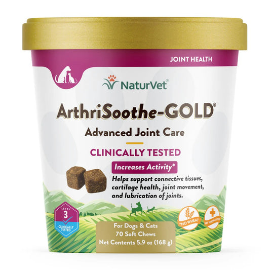 NaturVet Arthri Soothe Golmasticable 70 unidades