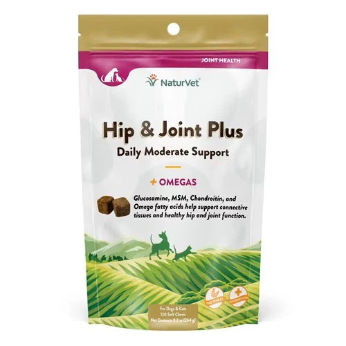 NaturVet Hip N Joint Masticable 120 unidades